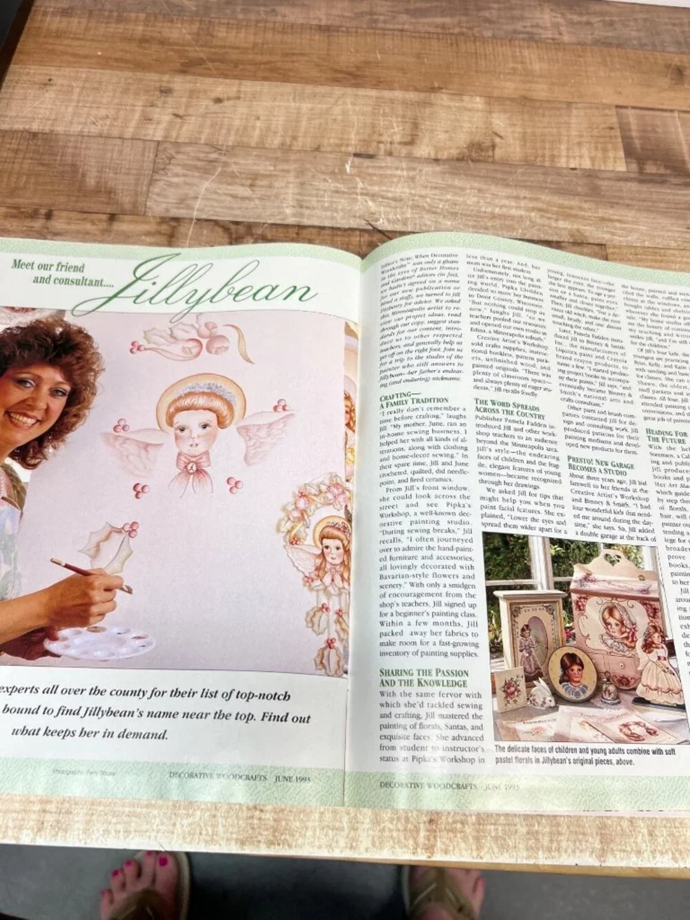 Better Homes & Gardens Decorative Woodcrafts Magazine June 1993 Crafting For Chr